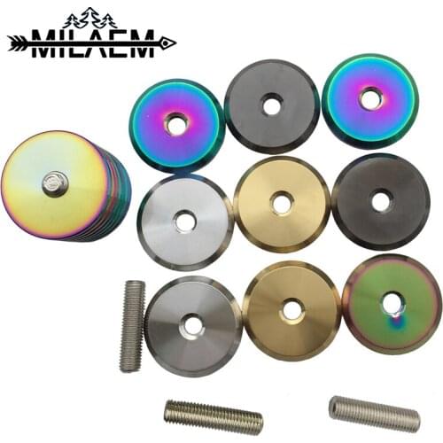 Archery Balance Counterweight Stabilizer Balance Bar End Weight Damper Spare Weight Compound Bow Hunting Shooting Accessories