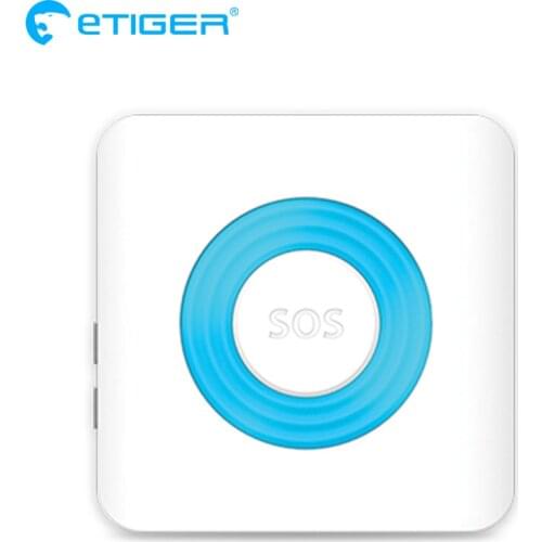ETiger S6A 85dB siren comes with a strobe light Wireless Siren for Etiger Alarm System S4/S3B/V2 alarm