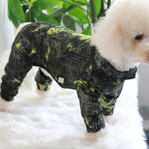 Pet Dog Jumpsuit Thin 100%Cotton Puppy Clothes Pajamas Bouncy Long Sleeve Overalls For Small Dogs Sweatshirt Chihuahua Poodle