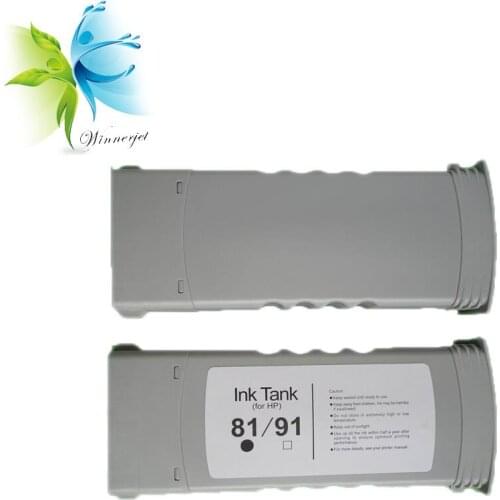 Winnerjet 775ML X 6 colors remanufactured ink cartridge for HP designjet 5000 5500 5000ps 5500ps dye ink cartridges for HP 81