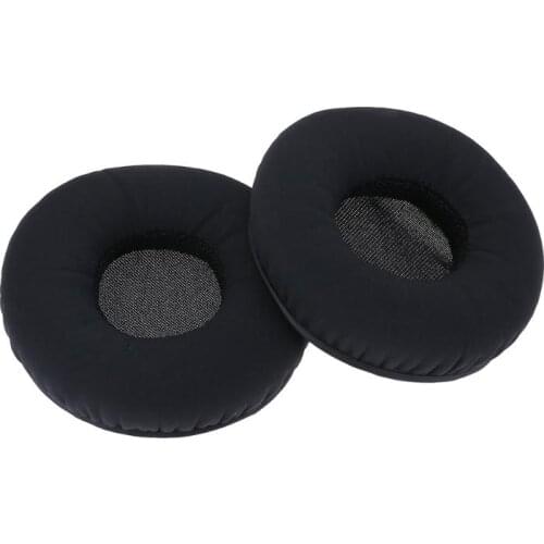 ALLOYSEED 1Pair Black Replacement Ear Pads for Sennheiser Urbanite On-Ear Headphone Leather Foam 72mm Outer Size Ear Pads
