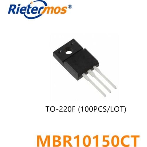 100PCS MBR10150CT MBR10150 TO220F 10A150V HIGH QUALITY