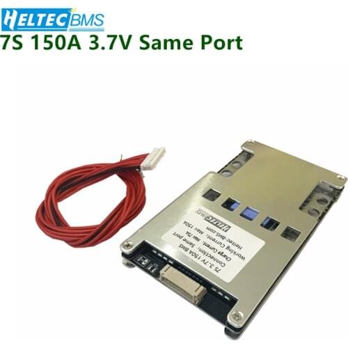 24V small inverters 7S BMS 150A 3.7V Li-ion battery protection board for power tools within 2500W, mopeds
