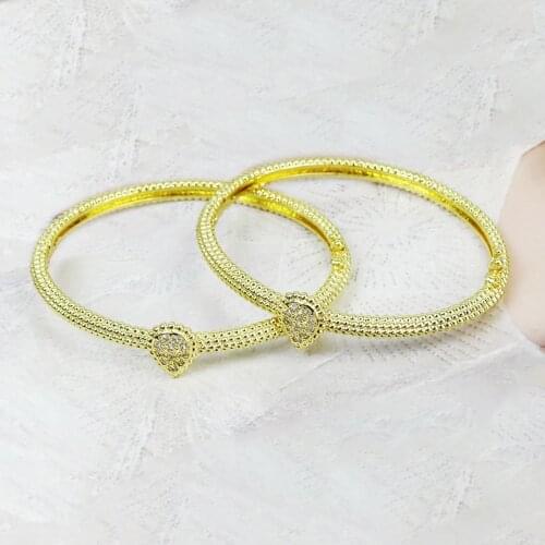 5 Pcs Metal jewelry bangle Gold color Metal bangle Jewelry charms Bracelet Gold color Women bangle 51415