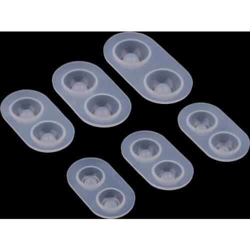 6 Set Silicone Ornaments Mold Doll Eye Mould Jewelry Mould Resin Craft Tools