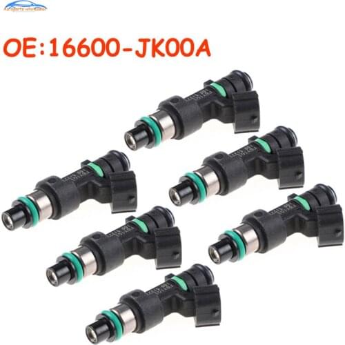 6 pcs/lot For Infiniti G25 2011-2012 2.5 VQ25HR Teana J32 Car Fuel Injector Nozzle 16600-JK00A 16600JK00A FBY7030