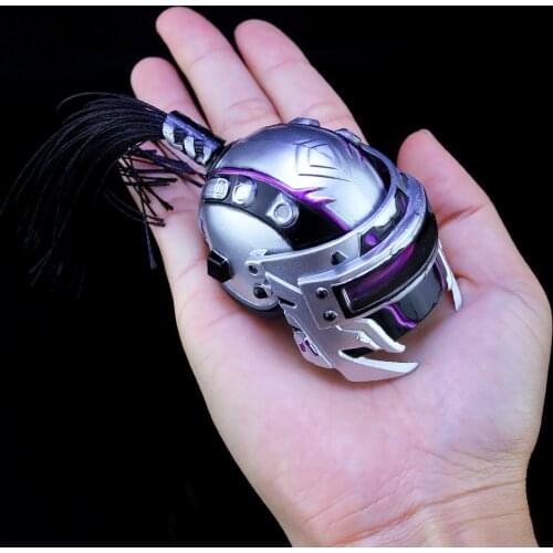 Game PLAYERUNKNOWN’S BATTLEGROUNDS PUBG Cosplay Accessories Special Force Level 3 Helmets Armor Metal Pendant Keychain Key Ring