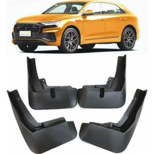 Car decoration Splash Guards Mud Guards Mud Flaps For 2018-2021 Audi Q8 SUV fender 4pcs/set
