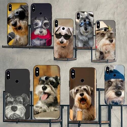 Schnauzer Phone Cases For Xiaomi Mi Redmi Note 7 8 9 pro 8T 9T 9S 9A 10 Lite pro