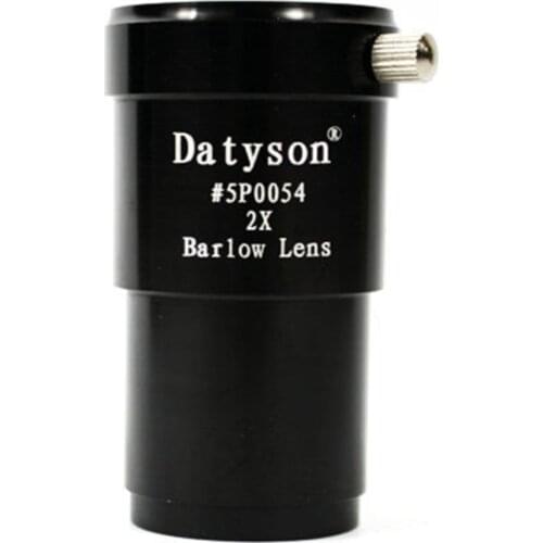 Datyson All Metal Barlow Mirror Aluminum Alloy Optical Glass True Membrane Telescope 2X Extender 1.25 Inches 31.7mm 5P0054