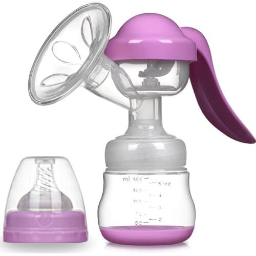 Baby Manual Breast Pump Powerful Baby Nipple Suction Feeding Milk Bottles Breasts Pumps Bottle Sucking