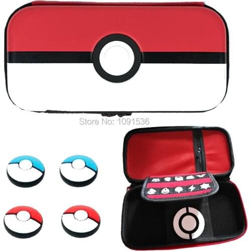 Travel Carrying Bag For Switch Double Zipper Shell Case for Poke Plus Storage Bag Joystick grip for Nintend Switch Joycon