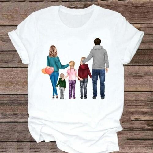 T-shirts Graphic Tshirt Top Lady Print Female Tee T-Shirt Women Sweet Lovely 90s Family Love Mother Mom Mama Fashion Clothes