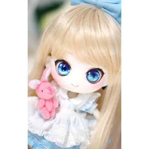 HeHeBJD Milk 1/8 body model baby girls boys doll free eyes animation cartoon doll