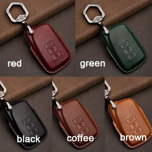 Leather Car Key Cover Case For Lexus NX GS RX IS ES GX LX RC 200 250 350 LS 450H 300H Keychain Keyring Auto Accessories Key Case