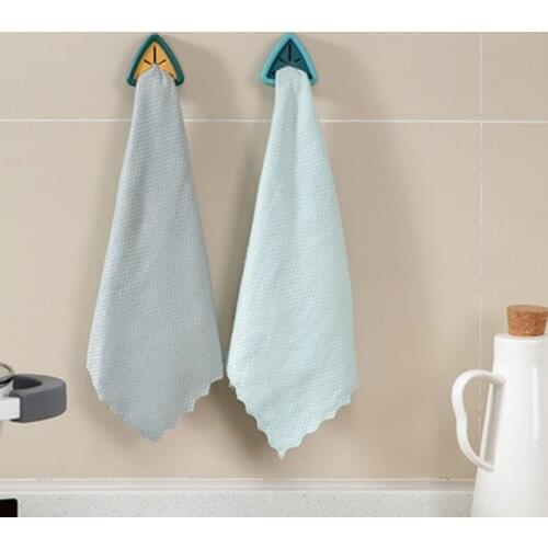 Kitchen Creative Towel Rack, no Hole Storage Hook, Kitchen Rag Plug Rack, Towel Rack