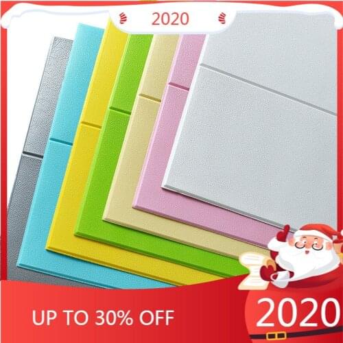 3D Wall Stickers 3D Wall Stickers Marble Brick Waterproof wall paper Self-Adhesive Decor Background For Kids Room Living Room