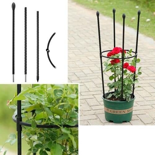 Plant Supports Stake Cherry Tomatoes Rose Trellis Plastic Stainless Steel High Quality Mixed Set Outdoor Garden Clinging Roses