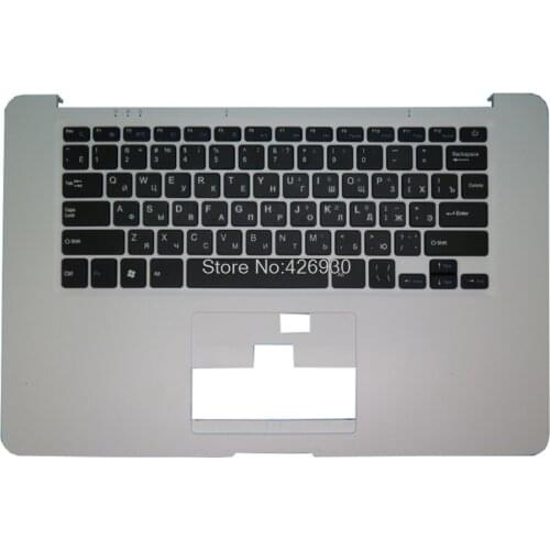 Laptop Palmrest RU keyboard For Irbis NB44 NB42 YD140 DK280 YXT-NB92-08 0280DD 34280B048 YX-K2000 white/silver/black Russia new