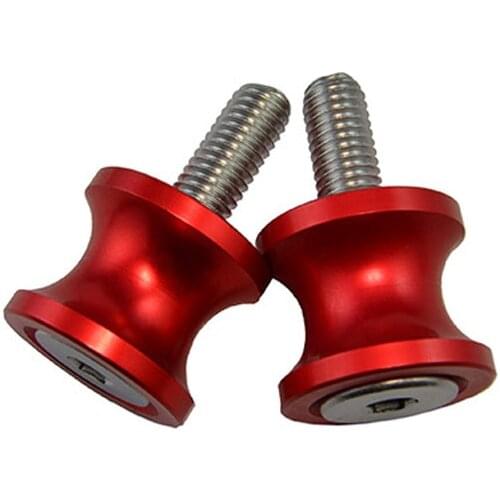BJMOTO Red 6mm 8mm 10mm Motorcycle stands screws Swingarm Spools slider fits for Yamaha YZF R1 R6 R6S YZFR1 YZFR6 YZFR6S YZF-R6S