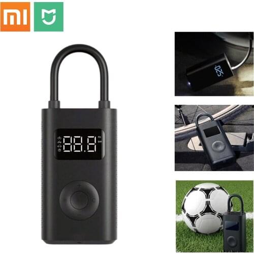 Original xiaomi Mijia Inflator Portable Smart Digital Tire Pressure Sensor Electric Pump for Motorcycle Motorcycle Car Soccer