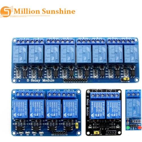 5V 1 2 4 6 8 Channel Relay Module with Optocoupler Relay Output 1 2 4 6 8 Way Relay Module for arduino