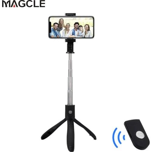 Tripod Bluetooth Selfie Stick Magcle Wireless Monopod with Bluetooth Shutter Remoter for iPhone XR iPhone XS XS MAS for Samsung