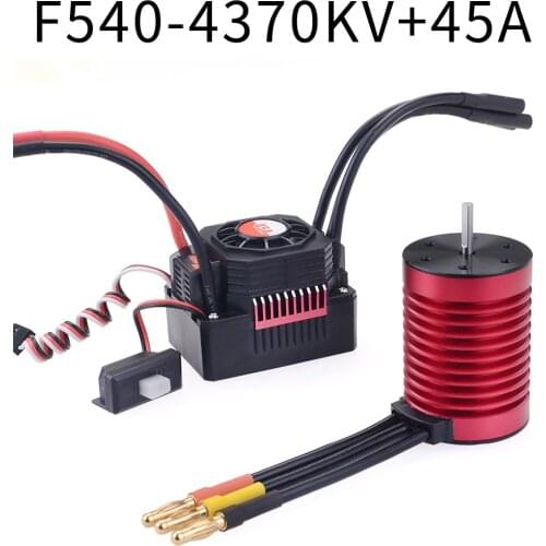 Surpass Hobby KK F540 Waterproof Combo 4370KV 3000KV Brushless Motor w/45A ESC for Redcat 1/10 RC Car Parts