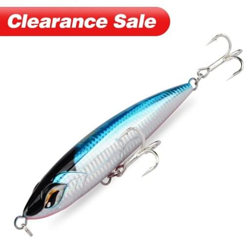 TopWater Pencil Fishing Lures 160mm/58g 190mm/86g Long Cast Hard Fishing Baits Wobblers Sea Bass Artificial Fishing Tackle