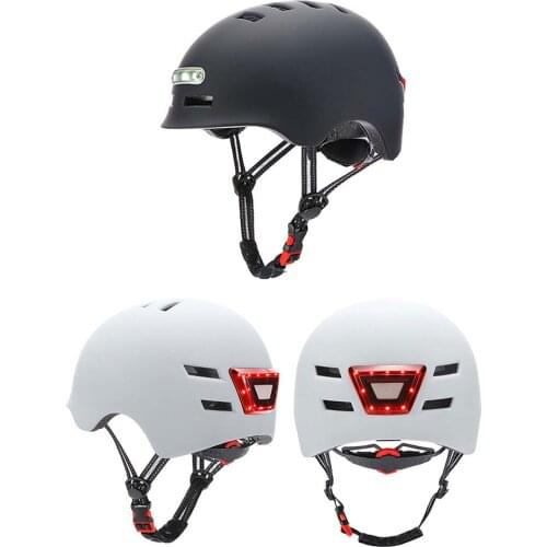 Cycling Bicycle Helmet Outdoor Sport Mountain Bike Helmet Ultralight Cycling Safety Helmet With Warning Light Bicycle Safety Cap