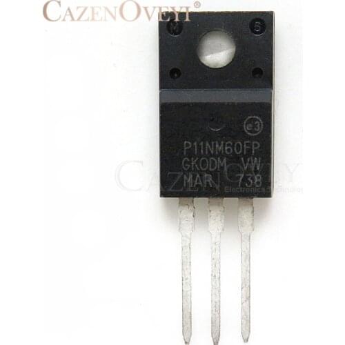 10pcs/lot P11NM60FP FCPF11N60 11N60 TO-220F In Stock