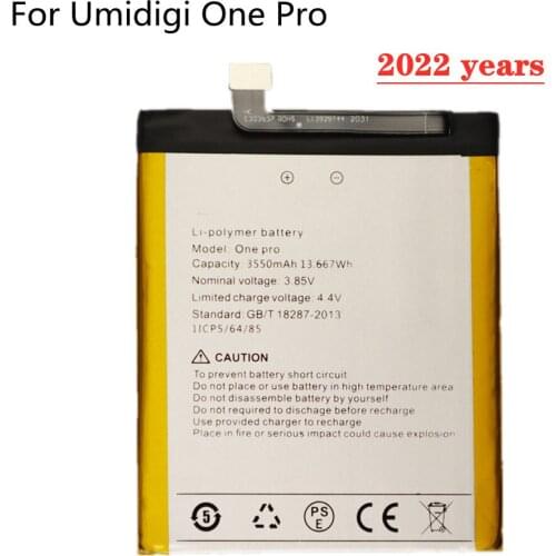 New 3550mAh UMI Mobile Phone Replacement Battery For Umi Umidigi OnePro High Quality Backup Batteria