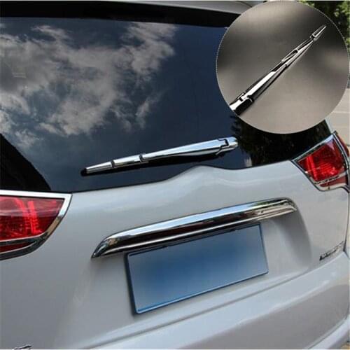 4pcs Rear Window Wiper Arm Blade Chrome Cover Trim Garnish Molding Fit For Mitsubishi Outlander Pajero Sport 2013-2019
