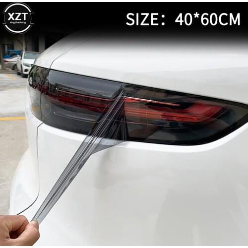 40cmx60m 16"x23" Auto Car Light Headlight Taillight Tint Vinyl Film Sticker Easy Stick Motorcycle Whole Car Decoration 12 Colors