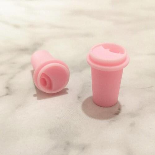 7PCS Slime Charms Mini bottle Coffee Cup Resin Plasticine Slime Accessories filler kids toys