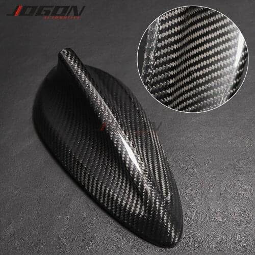 For BMW 5 Series G30 G38 2017 2018 Carbon Fiber Car Roof Antenna Aerials Stickers Cover Shark Fin Trims Car-Styling