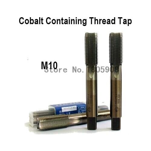 Free Shipping 5PCS TG M10*1.5 containing cobalt HSS machine taps straight fluted tap special stainless steel screw tap ,Thread T