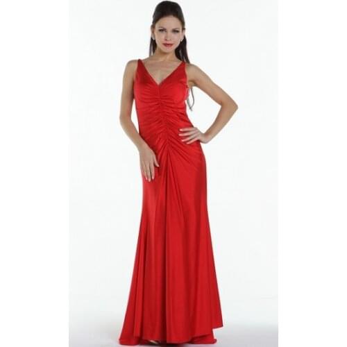 Free shipping party 2018 black dinner new style vestidos formales long ball gown crystal sexy backless red prom bridesmaid Dress