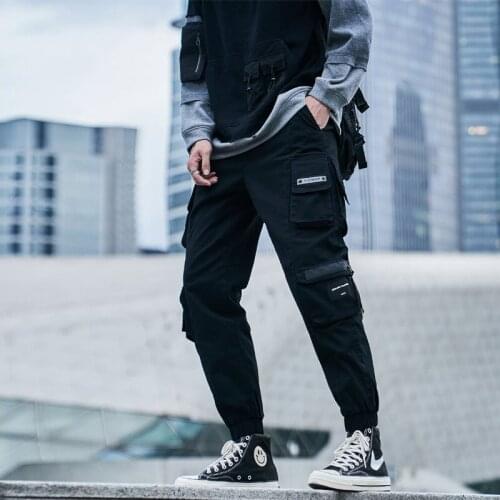 Darkly Style Men Cargo Pants Casual Streetwear Harem Pant Nice Autumn Hip Hop Mens Jogger Pants Youth Male Trousers 3XL