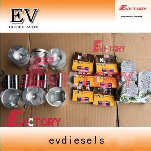 For HINO H06C H06C-T H06CT overhaul rebuild kit + water oil pump connecting rod valve assy