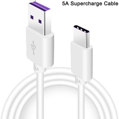 USB Type C Cable Type-C to USB A Quick Charger Cable 2128AWG 5A Fast Charging Data Reversible USB C Cable for Samusng