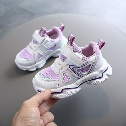 2020 New Spring/Autumn Children Shoes Unisex Toddler Boys Girls Sneakers Mesh Breathable Fashion Casual Kids Shoes Size 21-30