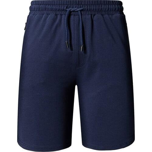The Summer Sports Running Shorts Mens Leisure Beach Five Teenagers Pure Color Low Waist