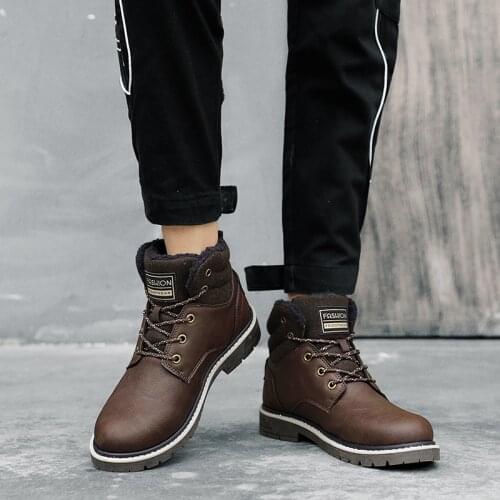 Men Shoes Designer Chinese Shoes Men Lether Mens Boots Winter For Sneakers 2020 Big Size Mens Casual Coturno Thick Sole