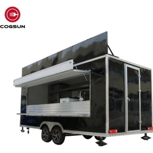 Custom small AU USA standard concession fast food trucks mobile food trailer