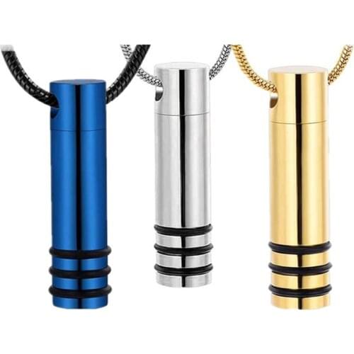 Openable Glass Vial Necklace Women Pendant Memorial Ash Bottle Cremation Pet Urn Jewelry