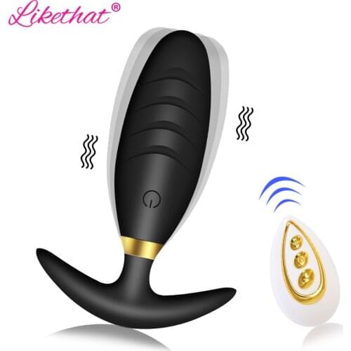 New Anal plug Vibrator Sex toys for Men Prostate Massage Womens Dildo Panties Butt Plug Vibrator for Men Masturbating Toy Gay