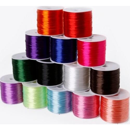 Wire 0.7mm 60M/roll Colorful Stretchy Elastic Cord String For Jewelry Making Beading Wire Jewelry Findings for Making Bracelet