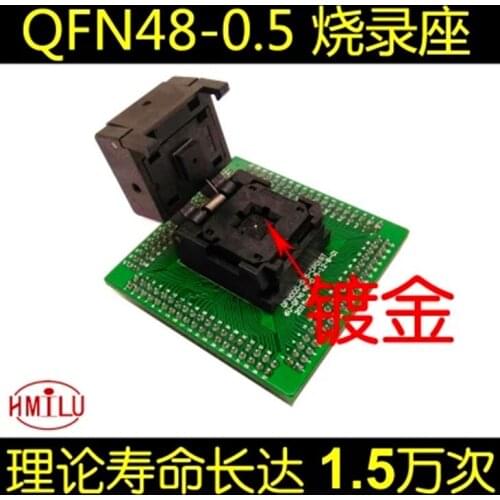 Qfn48, Mlp48, Mlf48 Pin Spacing 0.5mm48qn50k17070 Burning Seat Emptying Seat