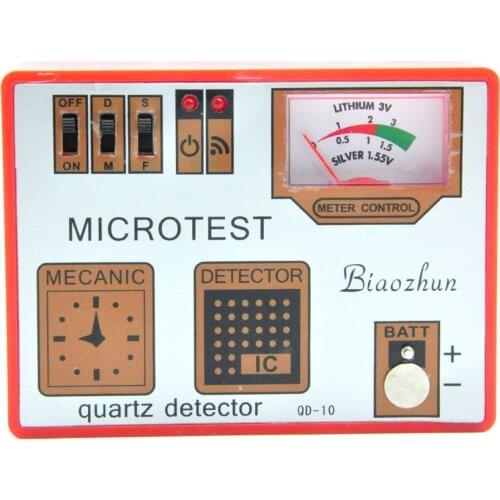 RP-QD10 Multi-Functions Quartz Watch Movement Test Tool,Watch Battery Test Checking Tools for watchmakers